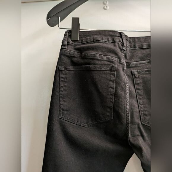 NWT ASOS Black Distressed Skinny Jeans Size 28 - Picture 7 of 7